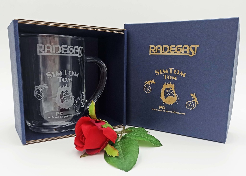 Dárkový pivní set geocaching s tractovacím číslem