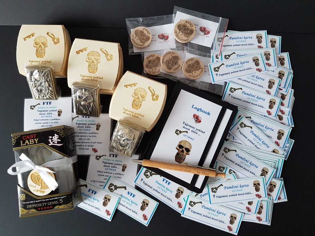 Výroba pamětních karet, gravírovaných krabiček, logbooku a propisek