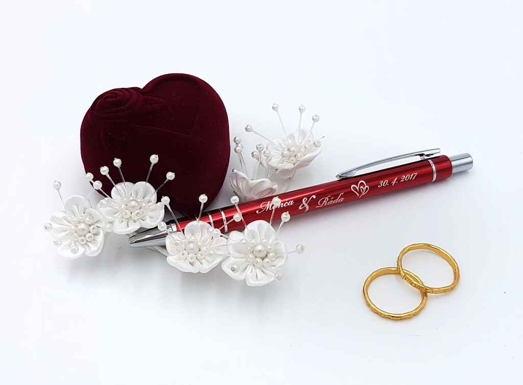 Svatební kovová luxusní propiska