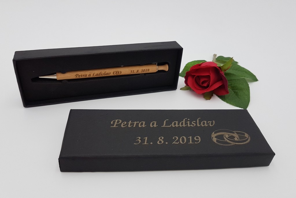 svatební set s propiskou